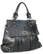 Кожаная сумка Eleganzza, цвет: черный ZZ - 5909 2008 г инфо 5414w.
